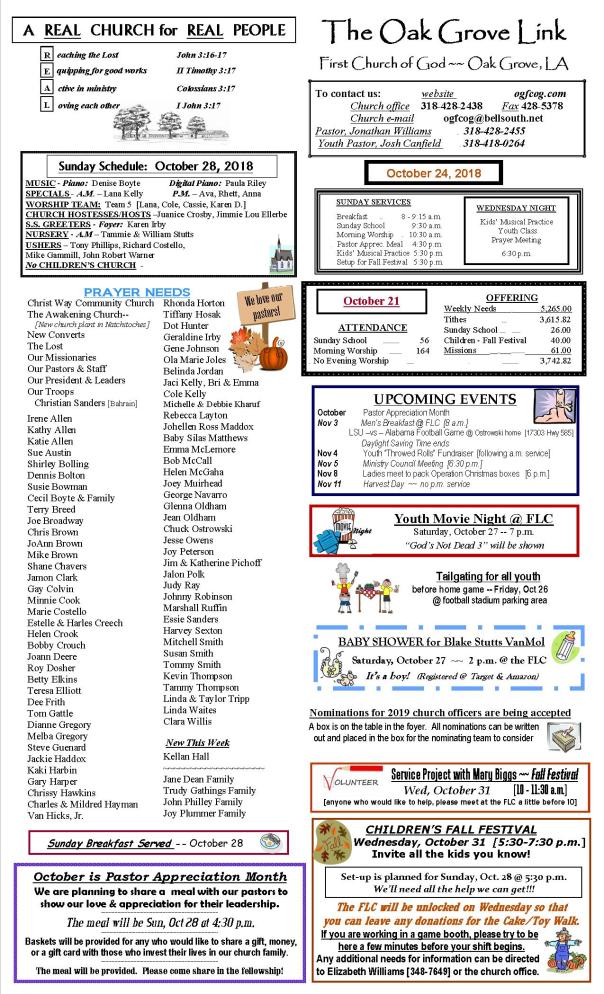 weekly update NEWSLETTER