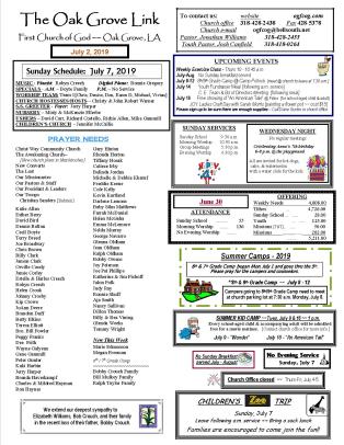 weekly update 1 pg 7-2-19 N-LETTER