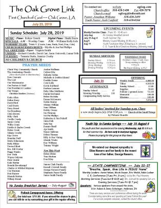 weekly update 1 pg 7-23-19 N-LETTER