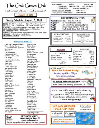 weekly update 1 pg 8-13-19 N-LETTER