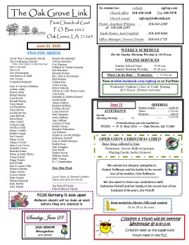 larger weekly update 1 pg 6-23-20 N-LETTER