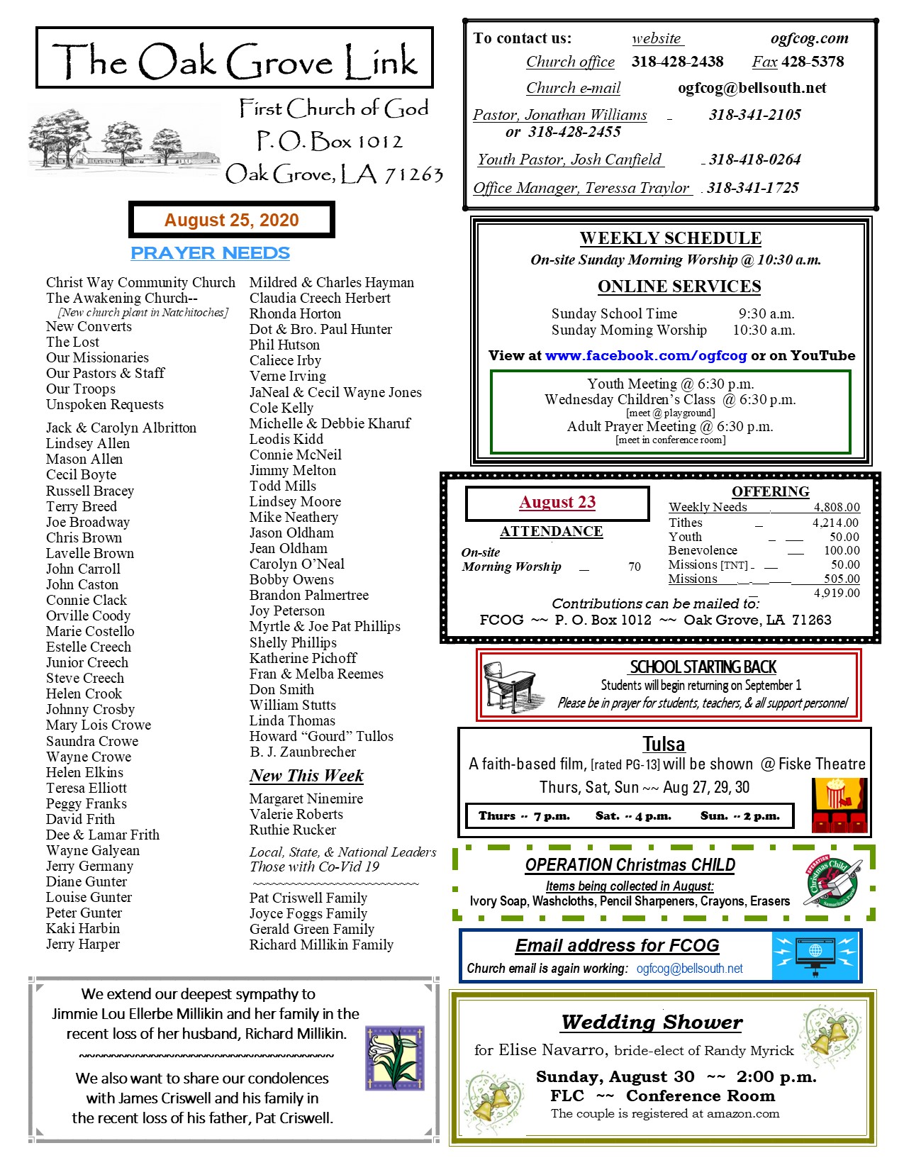 weekly update 1 pg 8-25-20 N-LETTER